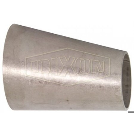 Dixon Eccentric Weld Reducer, Series: B32W, Fitting/Connector Type: Reducer, 3 x 2-1/2 in Nominal Size, 0. B32W-R300250U